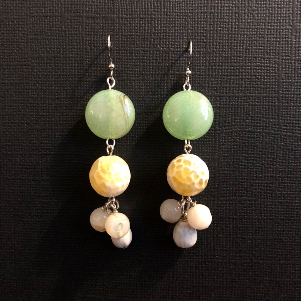 Lemon Agate Earrings II